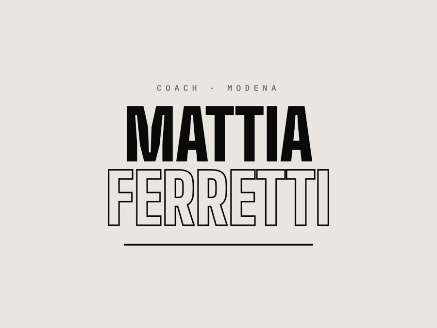 Mattia Ferretti logotype, positive
