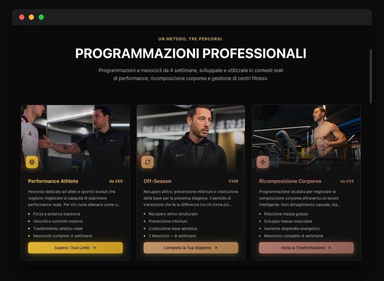 Professional programmes section